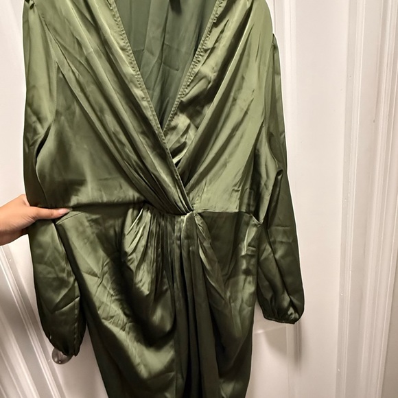 SHEIN Dresses & Skirts - SHEIN Olive Green Curve Dress